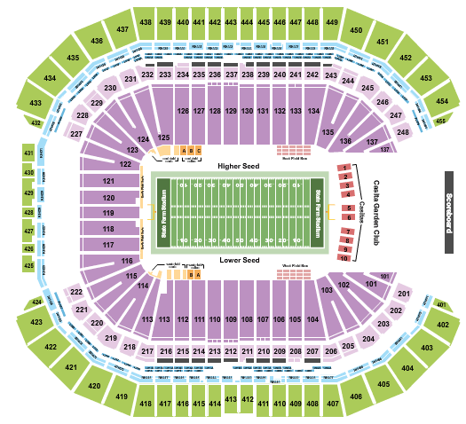 State Farm Stadium Fiesta Bowl Seating Chart